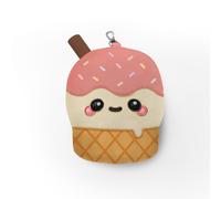 Puckator Relaxeazzz Foodiemals Isla the Ice Cream Plush Travel Pillow & Eye Mas - Polyester