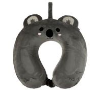 Relaxeazzz Koala Plush Memory Foam Travel Pillow - Neck Flight Airplane Pillow For Travel - Kids Neck Pillows Cushion For Sleeping Neck Pain Adults - Airport Essentials