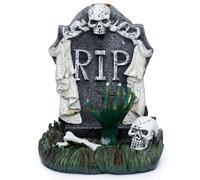 Puckator RIP Zombie Hand Tombstone Backflow Incense Burner - Home Zen Meditation Decor Accessories - Incense Waterfall Cone Burner Spiritual Feng Shui Gothic Goth Relaxation Gifts Gift Desk Ornaments