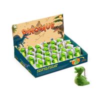 Puckator Roaring Dinosaur LED Keyring with Sound KEY327 | Acotis - Iron / Plastic