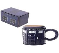 Puckator Round Police Box Ceramic Shaped Mug, Tea Coffee Hot Drinks, Decorative Gift Box, Home Kitchen Office Height 10.5cm Width 14.5cm Depth 9.5cm
