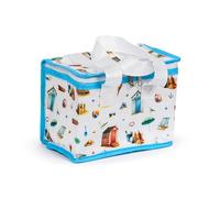 Puckator RPET Cool Bag Lunch Bag Coastal - Insulated Lunch Bag for Women Men Children - Lunch Box Bag for Work Family School - Beach Picnic Accessories - Picnic Box - Collapsable Lunchbag