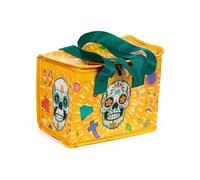 Puckator RPET Cool Bag Lunch Bag Day of The Dead - Insulated Lunch Bag for Women Men Children - Lunch Box Bag for Work Family School - Beach Picnic Accessories - Picnic Box - Collapsable Lunchbag