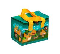 Puckator RPET Cool Bag Lunch Bag Minecraft Chibi Steve & Alex COOLB145 | Acotis - Plastic