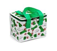 Puckator RPET Cool Bag Lunch Bag Minecraft Creeper & TNT - Made from Recycled Plastic Bottle - Insulated Lunch Bag for Women Men Children - Lunch Box Bag for Work & School - Beach Picnic Accessories