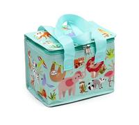 Puckator RPET Cool Bag Lunch Bag Zooniverse Themed - Made from Recycled Plastic Bottle - Insulated Lunch Bag for Women Men Children - Lunch Box Bag for Work & School - Beach Picnic Accessories