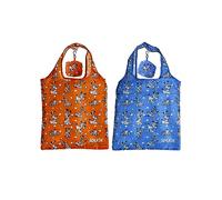 Puckator Reusable Shopping Bags, Multicoloured, único