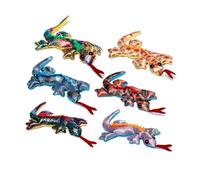 Puckator Salamander Small Sand Animal - Sea Safari Woodland Zoo Jungle Wild Animal Animals Figures - Home Office Paperweight Decor Ornaments - Paper Weights Gifts For Desks - Prizes For Kids Students