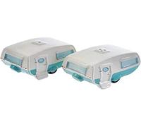 Fun Ceramic Caravan Design Salt and Pepper Set