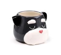 Puckator Schnauzer Dog Head Shaped Ceramic Indoor Freestanding Planter Plant Pot - Indoor Decorative Plant Pots House Plant Basket Pot Gifts Home Decoration Gift Planter Planters For Women Flowerpot