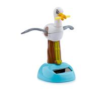 Puckator Seagull Solar Pal - Home Office Table Desk Dashboard Car Decor Decoration - Gift Ideas - Gifts For Teenage Old Boy Girl Dad Mums - Powered KIds Toys Toy Figure Figures