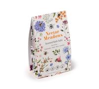 Puckator Set of 4 Nectar Meadows Bath Salt Sachets