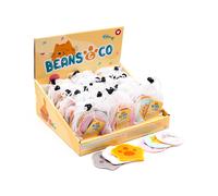 Puckator Set of 6 Beans & Co Cats Reusable Cleansing Pads CPAD02 | Acotis - Cotton