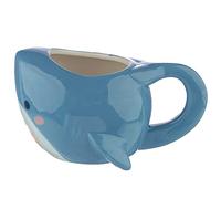 Puckator Shark Cafe Shark Head Ceramic Shaped Tea Coffee Mug - Funny Home Accessories - Cute Gifts for Girlfriend - Large Mugs for Men Women Hot Drinks - Cute Cups Presents Secret Santa Gift Cup Set