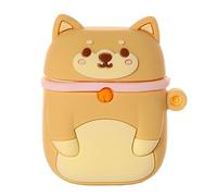 Puckator Shiba Inu Dog Wireless Earphone Silicone Case Cover (Earbuds & Case Not Included) - Earplug Case - Wireless Headphone Cover - Small Pouch - Funny Cute Silicon Earphone Case