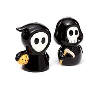 Puckator Skull Boy & Ghost Boy Ceramic Salt & Pepper Set