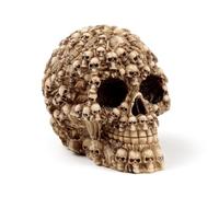Puckator Skull Made Out Of Skulls - Home Decoration- Desk Skull Ornament - Plastic Skull - Gothic Home Accessories - Mini Skulls - Human Skeleton Head - Goth Gifts For Men - Skull Themed