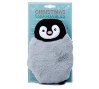 Puckator Snuggables Penguin Microwavable Plush Wheat & Lavender Heat Pack Heating Pads Hot Heat and Ice Cold Cool Pack Packs Bag for Sport Injuries Knee Back Pain Bed Warmer Wellness Health Products