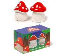 Puckator SP95 Fairy Toadstool House Ceramic Salt and Pepper Set