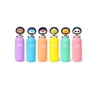 Puckator Space Team Highlighter Pen with Topper - Cute Cool Aesthetic Non Smudge Pens for School Office Writing Drawing Journaling - Collage Essentials Pens - Stationary Set - Pen