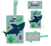 Puckator Splosh Sealife Shark PVC Luggage Tag