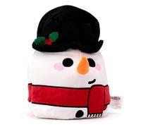 Puckator Squidglys Christmas Festive Friends Cole the Snowman Plush Toy - Plushies Cute Animal Baby Newborn Kids Toys Stuff Gifts Gift For Girlfriend Cuddly Stuffed Toy Plushie