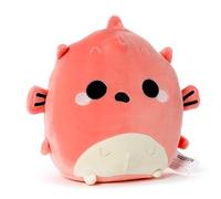 Puckator Squidglys Puff the Pufferfish Adoramals Ocean Plush Toy - Plushies Cute Animal Baby Newborn Kids Toys Stuff Gifts Gift For Girlfriend Cuddly Stuffed Toy Plushie
