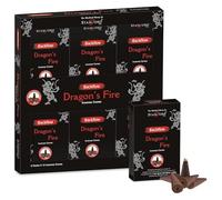 Puckator Stamford Backflow Incense Cones - Dragons Fire Scent - Spiritual Incense Cone - Zen Meditation Gifts - Organic Cone Insence - Insense - Mythical - Incense Burner Cones - Scented Cones 12Pcs