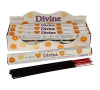 Puckator Stamford Premium Hex Incense Sticks - Divine Scented - Spiritual Insensé Sticks - Zen Meditation Gifts - Organic Incense Sticks - Insense - Insencesticks - Rituals Fragrance Sticks -20
