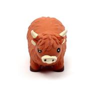Puckator Stretchy Highland Coo Toy - Super Stretchy Funny Squishy Sensory Fidget Stress Relief Travel Toys For Kids - Stretchable Animals Men Figure Toy - Squishies Slime Party Bag Fillers