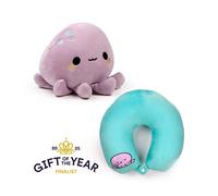 Puckator Swapseazzz Adoramals Ocean Octopus 2-in-1 Plush Travel Pillow & Toy CU - Polyester