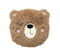 Puckator Teddy Bear Round Microwavable Plush Lavender Heat Pack, Brown