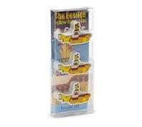Puckator The Beatles Yellow Submarine 3 Piece Eraser Set - Rubber Erasers Stationery Set - Party Bag Fillers for Girls and Boys - Erasers Multipack - Pencil Rubbers - Cool Kids School Rubbers