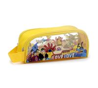 Puckator The Beatles Yellow Submarine Clear Window Pencil Case - School Equipment Stuff - Pencil Cases - Large Capacity Preppy Pencil Case - Zipper Pouch - Office Essentials - Pencils Case Cute