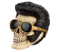 Puckator The King Skull Ornament - Home Decoration - King Skull - Ornaments - Resin - Home Accessories - Living Room Accessories - Human Skeleton - Goth Gifts For Men