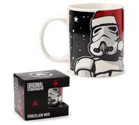 Puckator The Original Stormtrooper Christmas Porcelain Mug - Funny Home Accessories - Cute Gifts for Girlfriend - Large Mugs for Men Women Hot Drinks - Cups Presents - Secret Santa Gift Cup Set