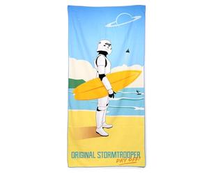 Puckator The Original Stormtrooper Surf Day Off Microfibre Beach Towel - Large Quick Drying Lightweight Thin Funny Mens Girls Beach Pool Holiday Towel Towels For Adults Womens - Vacation Accessories