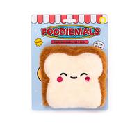 Puckator Toast Foodiemals Microwavable Plush Lavender Heat Pack WARM117 | Acoti - Cotton / Polyester
