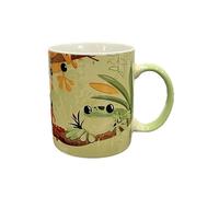 Puckator Tropical Frogs Porcelain Mug - Funny Home Accessories - Cute Gifts for Girlfriend - Large Mugs for Men Women Hot Drinks - Cute Cups Presents - Secret Santa Gift - Cup Set