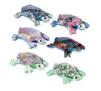 Puckator Turtle Large Sand Animal - Sea Safari Woodland Zoo Jungle Wild Animal Animals Figures - Home Office Paperweight Decor Ornaments - Paper Weights Gifts For Desks - Prizes For Kids Students