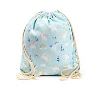 Puckator Canvas Drawstring Bag – Unicorn Magic – Kids Swimming & Gym
