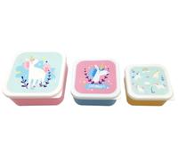 Puckator Set of 3 Lunch Boxes Unicorn Magic S/M/L