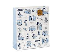 Puckator Volkswagen Camper Bus VW T1 Explore More Gift Bag - Extra Large - Birthday For Presents - Present Bag For Females - Kids Birthday Presents - Present Bags For Gifts - Gift Box For Baby