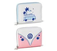 Puckator Volkswagen VW T1 Camper Bus Explore More Zip Around Small Wallet Purse - Ladies Women's Womens Slim Purses Wallets Wallet for Women - Coin Pouch Purse Men - Card Holder with Zip Cash Wallet