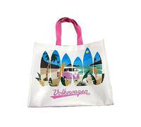 Puckator Volkswagen VW T1 Camper Bus The Waves are Calling Reusable Shopping Bag Out Of Recycled Plastic Bottles - Handbags for Women Canvas Tote Bags for Women Bag Large Ladies Bags Aesthetic Stuff