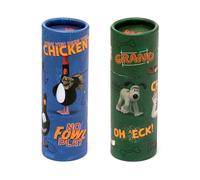 Puckator Wallace & Gromit Pencil Pot with 12 Colouring Pencils - Cute Stationary - Coloured Pencils - School Stationary - Pencil Roll - Colouring Pencil - Color pencils - Coloured Pencils for Adults