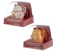 Puckator Waving Cat Solar Pal FF26 | Acotis - Copper / Plastic