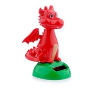 Puckator Welsh Dragon Solar Pal - Home Office Table Desk Dashboard Car Decor Decoration - Gift Ideas - Gifts For Teenage Old Boy Girl Dad Mums - Powered KIds Toys Toy Figure Figures