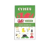 Puckator Welsh Dragon Wales (Cymru) Flip Open Shaped Memo Pad - School Teacher Student Homework Study Planner Notepad - Collage University Essentials Journals Planners - Jotter Uni Gifts Supplies