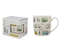 Puckator Wildwood Caravan Ceramic Mug: Two